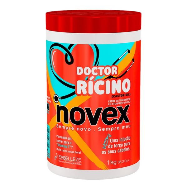 Creme de Tratamento NOVEX Doctor Ricino Pote 1kg