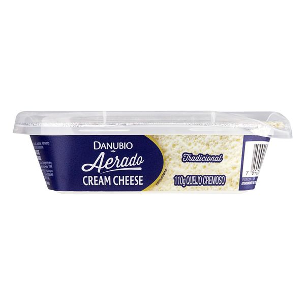 Queijo Cream Cheese Aerado DANUBIO Tradicional Pote 110g Queijo Cream Cheese Aerado DANUBIO Tradicional Pote 110g