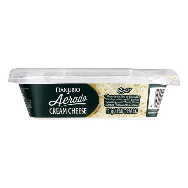 Queijo Cream Cheese Aerado DANUBIO Light Pote 110g