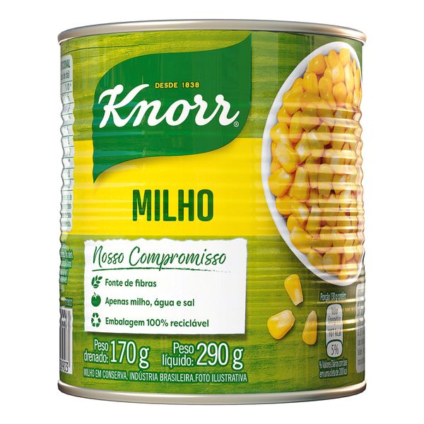 Milho Verde KNORR em Conserva Lata 170g