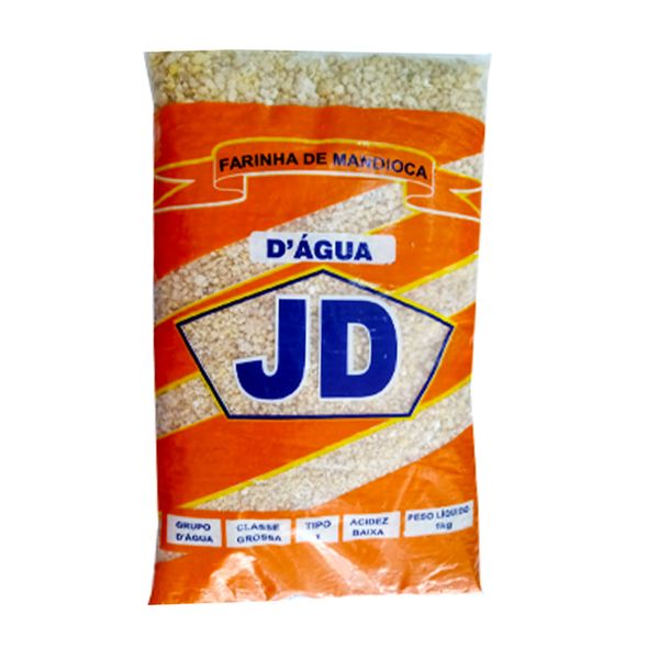 Farinha de Mandioca D'agua JD Pacote 1kg