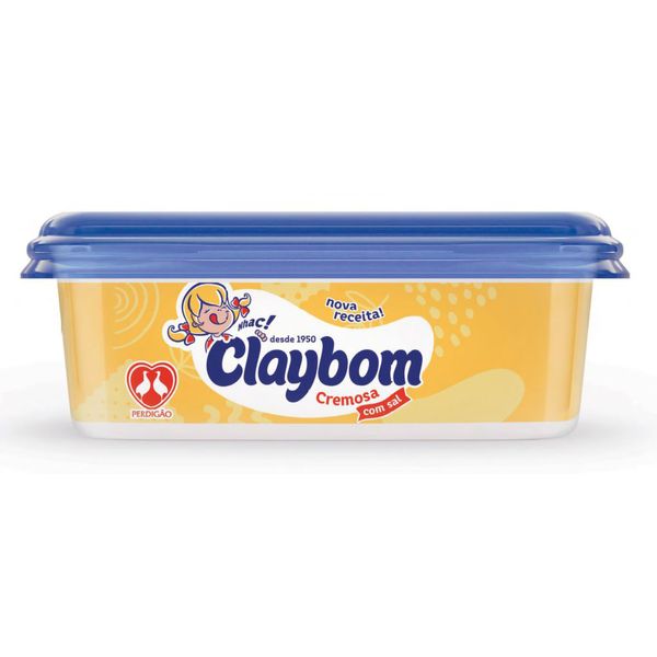 Margarina Cremosa CLAYBOM Com Sal Pote 250g