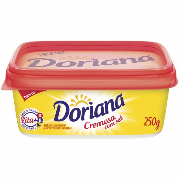 Margarina Cremosa DORIANA Com Sal Pote 250g