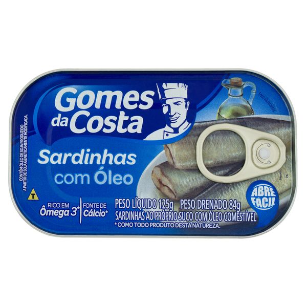 Sardinha em Óleo GOMES DA COSTA Lata 125g
