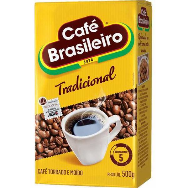 Café BRASILEIRO Tradicional à Vácuo 500g