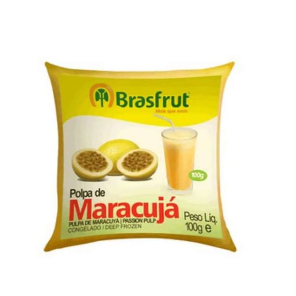 Polpa de Fruta BRASFRUT Maracujá Pacote 100g