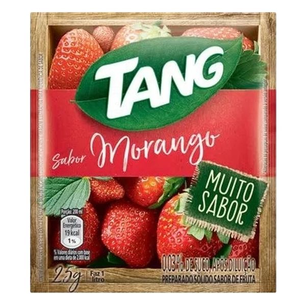 Refresco em Pó TANG de Morango Pacote 25g