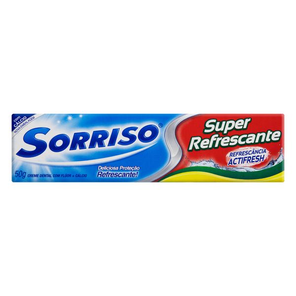 Creme Dental SORRISO Super Refrescante Caixa 50g