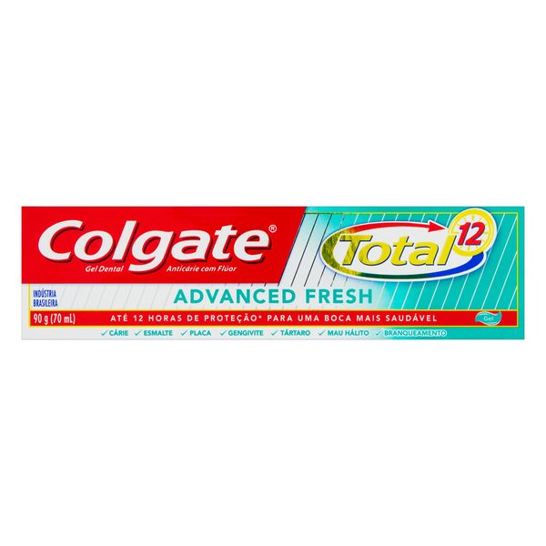 Creme Dental COLGATE Advanced Fresh Total 12 Caixa 90g