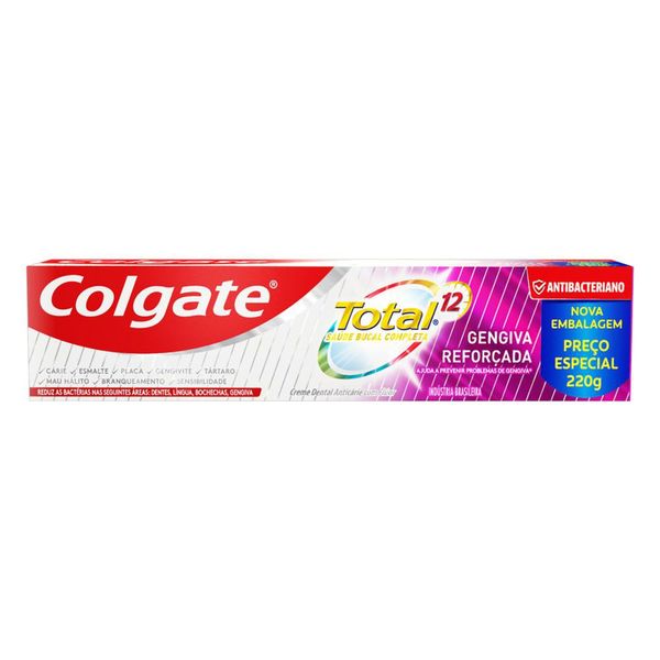 Creme Dental COLGATE Total12 Gengiva Reforçada 220g