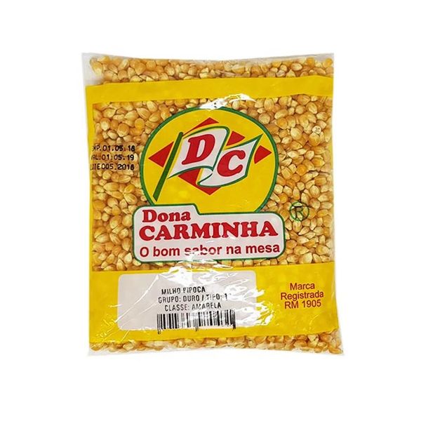 Milho de Pipoca DONA CARMINHA Pacote 200g Milho de Pipoca DONA CARMINHA Pacote 200g