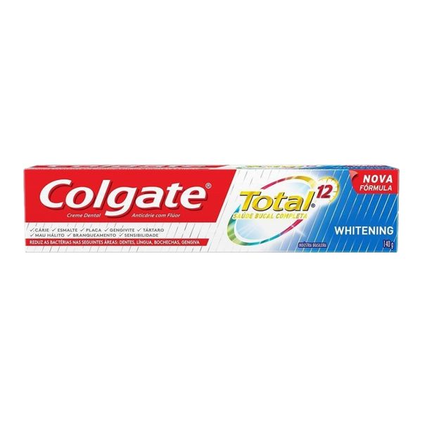 Creme Dental COLGATE Total 12 Professional Whitening Caixa 140g