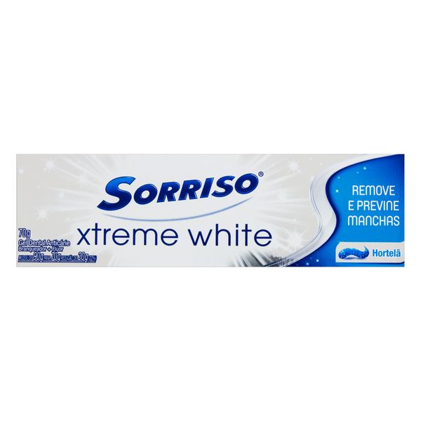 Gel Dental de Hortelã SORRISO Xtreme White Caixa 70g