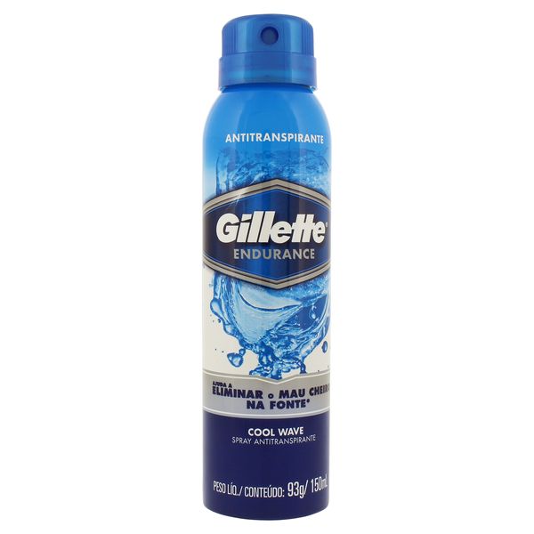 Antitranspirante Spray Endurance Cool Wave Gillette 150ml