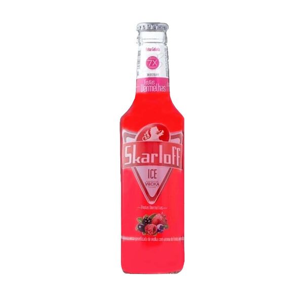 Vodka Ice de Frutas Vermelhas SKARLOFF Long Neck 275ml