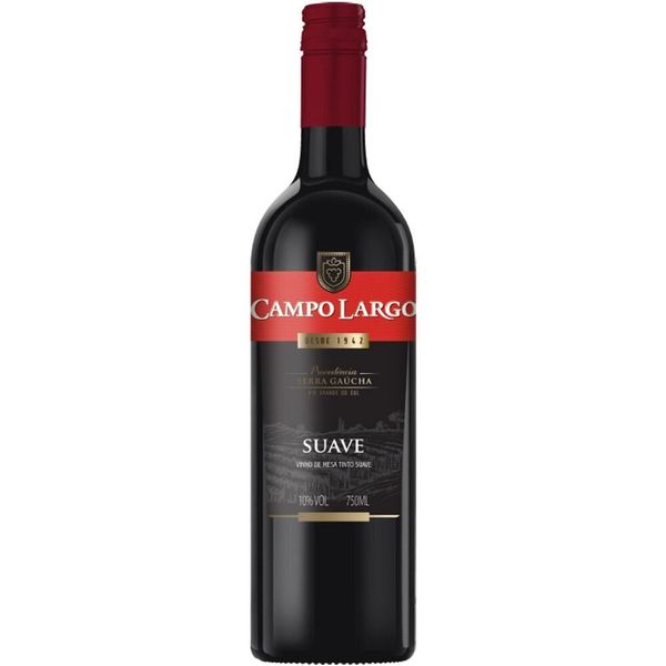 Vinho Tinto CAMPO LARGO Suave Garrafa 750mI