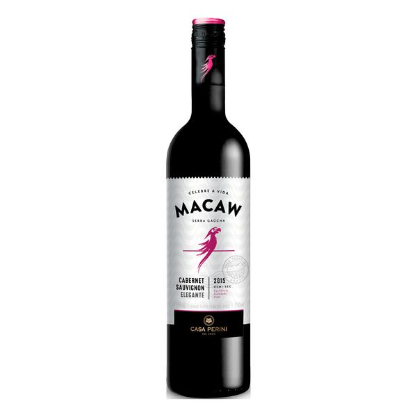 Vinho MACAW Tinto Sauvignon Garrafa 750ml