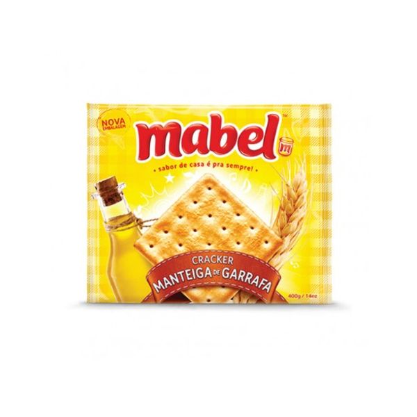 Biscoito MABEL Cream Cracker Mantega de Garrafa 400g