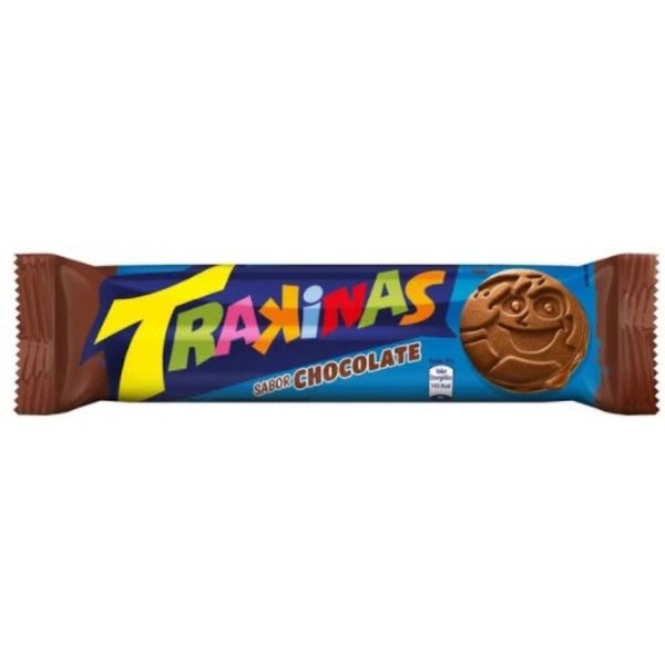 Biscoito TRAKINAS Chocolate Pacote 126g