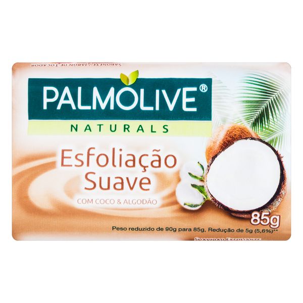 Sabonete PALMOLIVE NATURAIS Esfoliação Suave Barra 85g