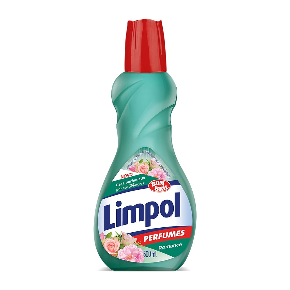 Limpador Perfumado LIMPOL Romance Frasco 500ml