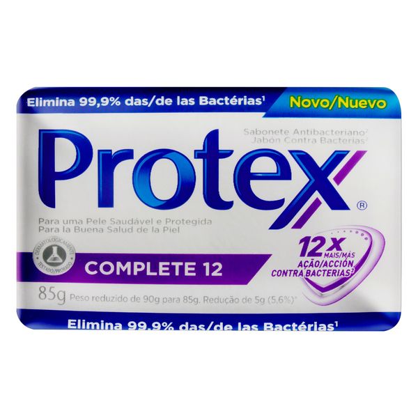 Sabonete PROTEX Antibacteriano Complete 12 Barra 85g