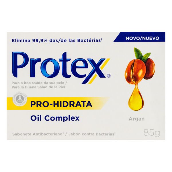 Sabonete PROTEX Antibacteriano Argan Pro-Hidrata Barra 85g