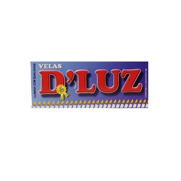 Vela Comum D'LUZ Caixa 8un Vela Comum D'LUZ Caixa 8un
