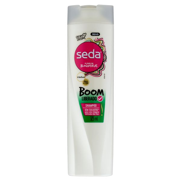 Shampoo SEDA Co-Criado C/Blogueiras Boom Liberado Frasco 325ml Shampoo SEDA Co-Criado C/Blogueiras Boom Liberado Frasco 325ml