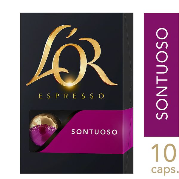 Café em Cápsulas Espresso LOR Sontuoso Intensity 8 52g Caixa C/10un