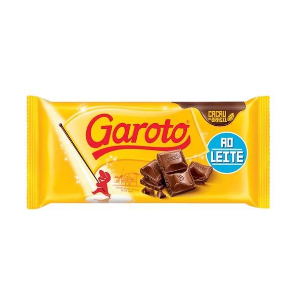 Chocolate ao Leite GAROTO Tablete 90g