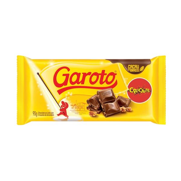 Chocolate GAROTO Crocante Tablete 90g