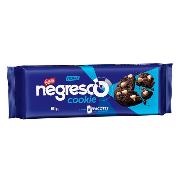 Cookie NESTLÉ Negresco Chocolate e Baunilha Pacote 60g