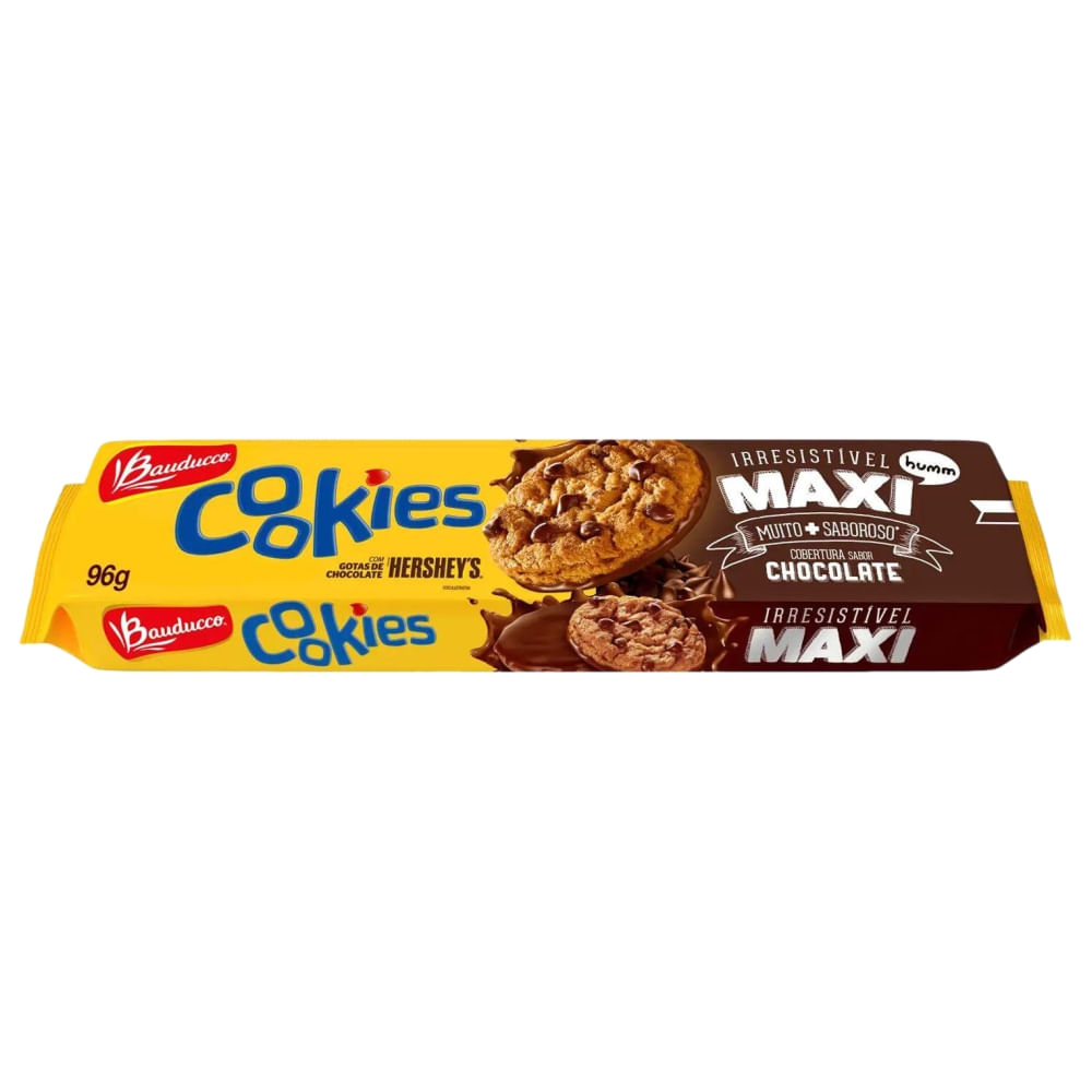 Biscoito BAUDUCCO Cookies Maxi Pacote 96g