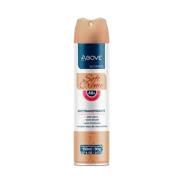 Desodorante ABOVE Soft Creme Wome Aerosol Frasco 150ml