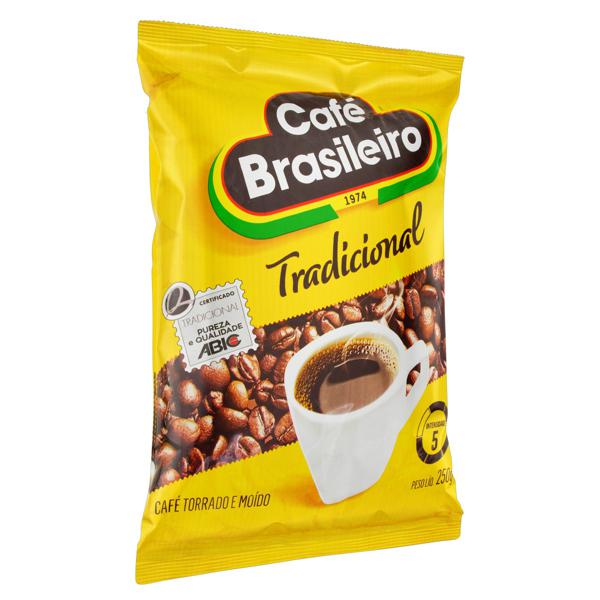 Café Torrado e Moído BRASILEIRO Tradicional Spack Pacote 250g