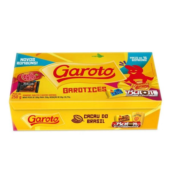 Caixa de Bombom GAROTO Garotices Sortido Caixa 250g