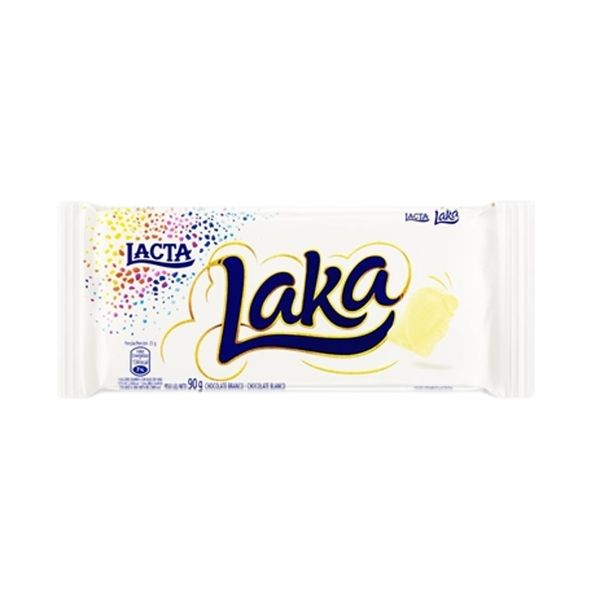 Chocolate Laka Branco LACTA Tablete 90g