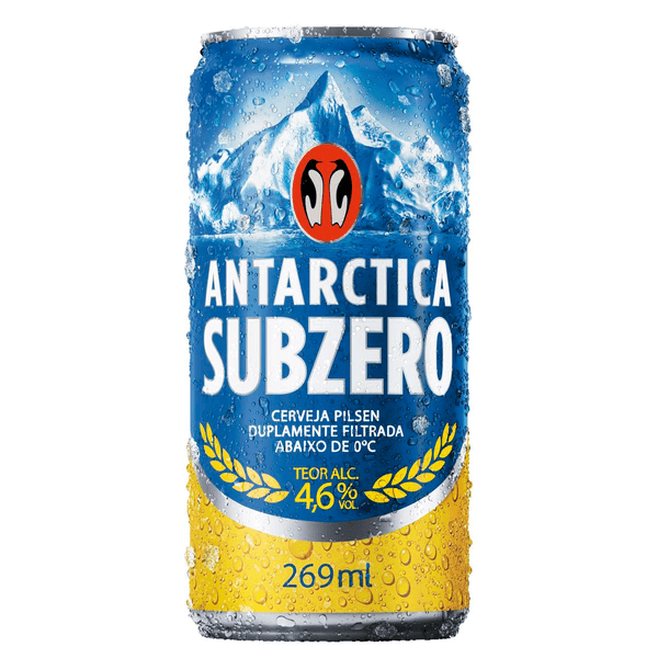 Cerveja ANTARTICA Sub Zero Lata 269ml