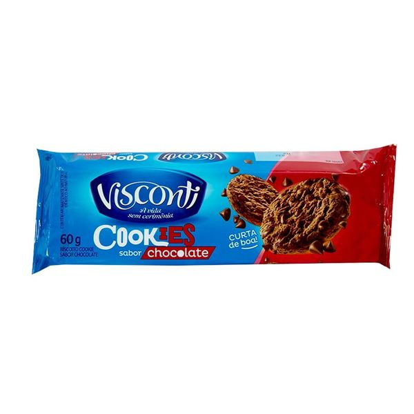 Cookies VISCONTI Chocolate Pacote 60g
