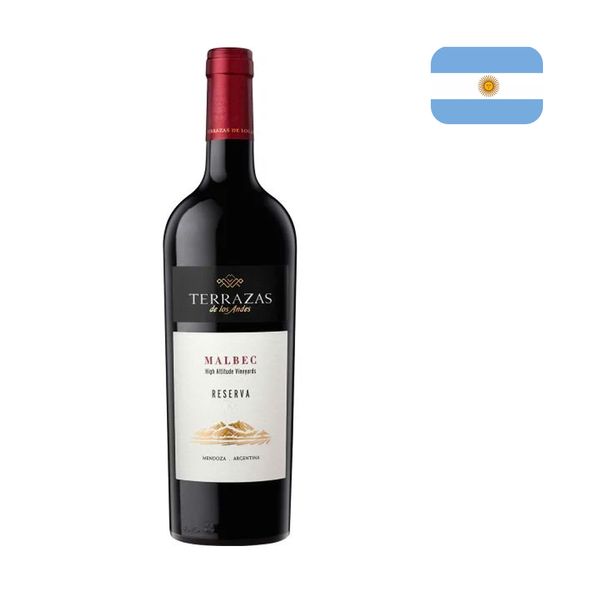 Vinho Tinto Argentino Reserva TERRAZAS Malbec Garrafa 375ml