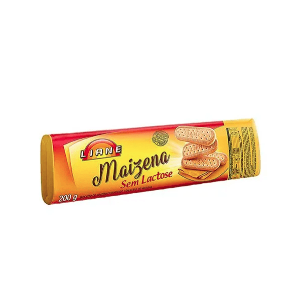 Biscoito LIANE Maizena S/Lactose Pacote 200g
