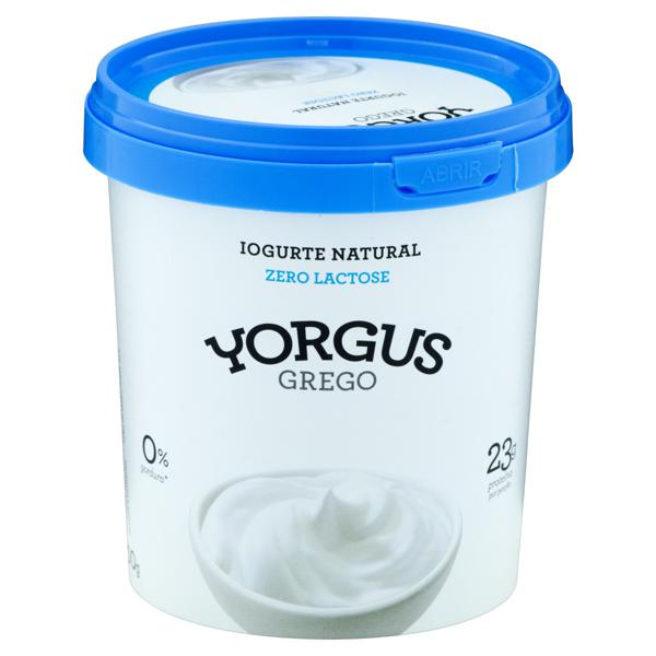 Iogurte YORGUS Grego Nat S/Lactose Pote 500g