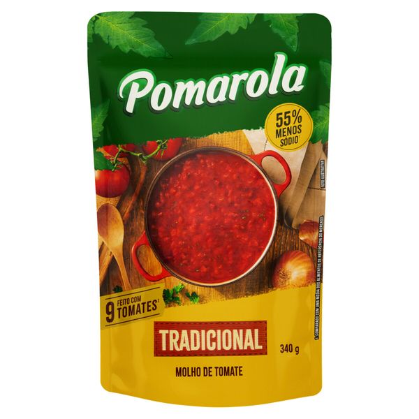 Molho de Tomate POMAROLA Sachê 340g