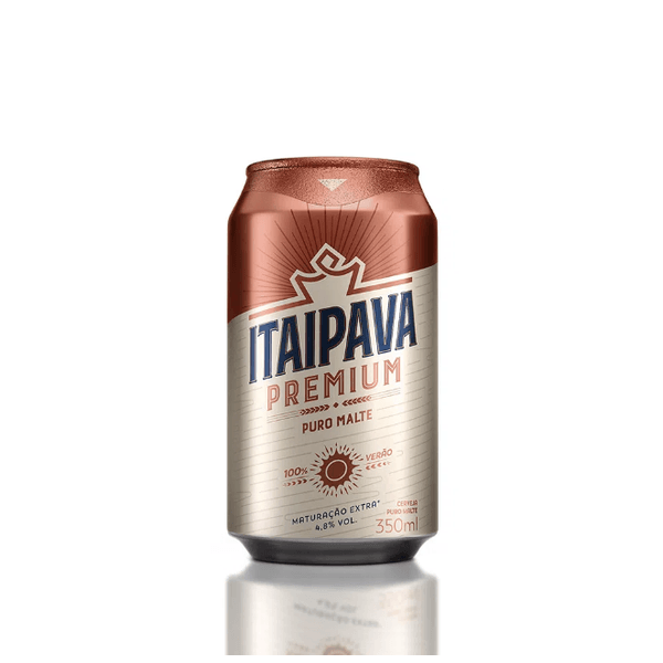 Cerveja ITAIPAVA Premium Puro Malte Lata 269ml