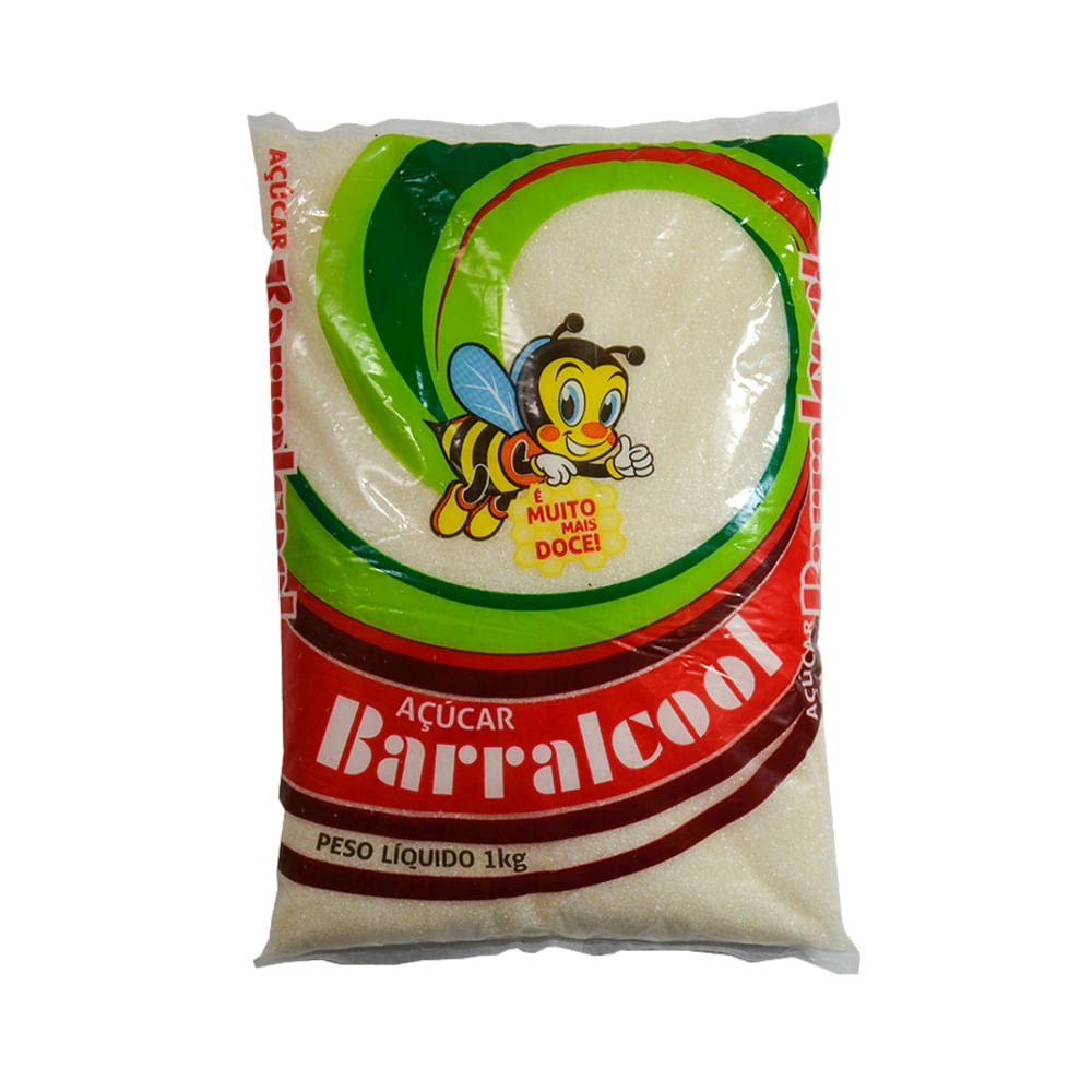 Açucar CRISTAL Barralcool Pacote 1kg