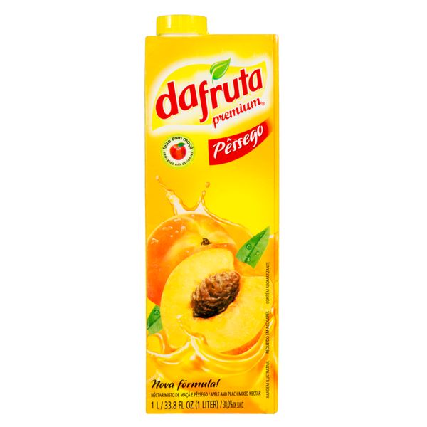 Néctar Misto de Maçã e Pêssego DAFRUTA Premium Caixa 1 Litro