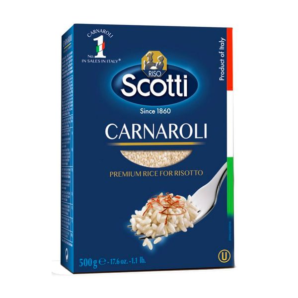 Arroz SCOTTI Carnaroli Caixa 500g - Patiogourmet