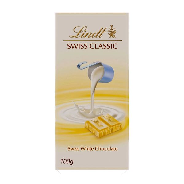 Chocolate Suíço LINDT White Branco Tablete 100g