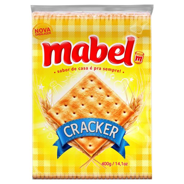 Biscoito MABEL Cream Cracker Pacote 400g